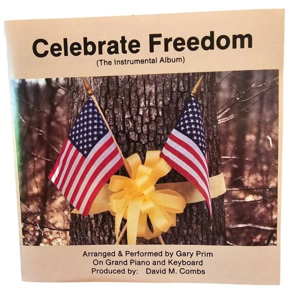 Celebrate Freedom Instrumental Album By Gary Prim On Piano & Keyboard 37624cd - Picture 1 of 3